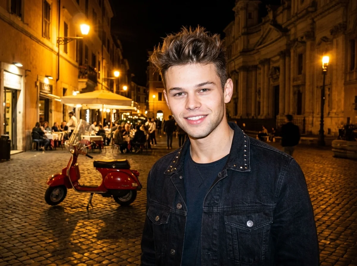 You in Y2K Rome AI photo prompt preview