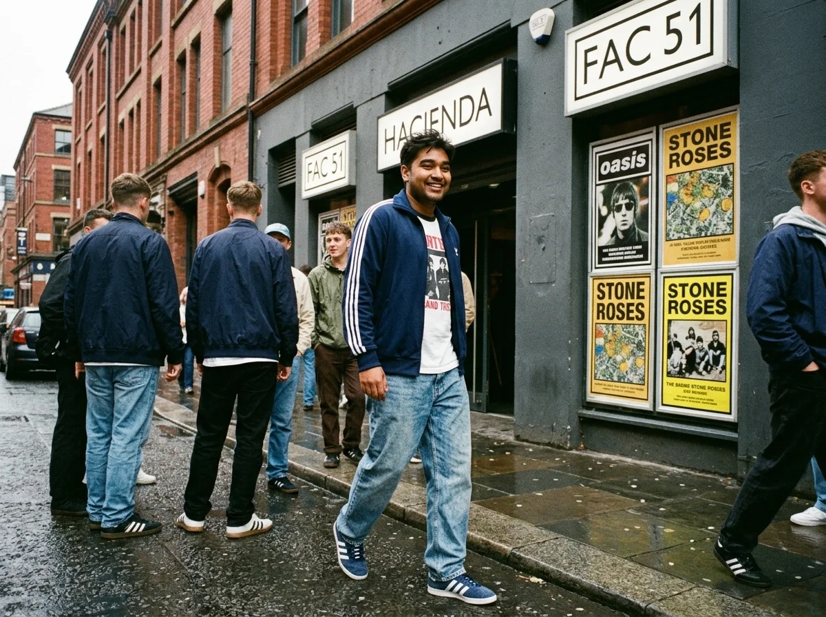 You in 1990s Manchester AI photo prompt preview