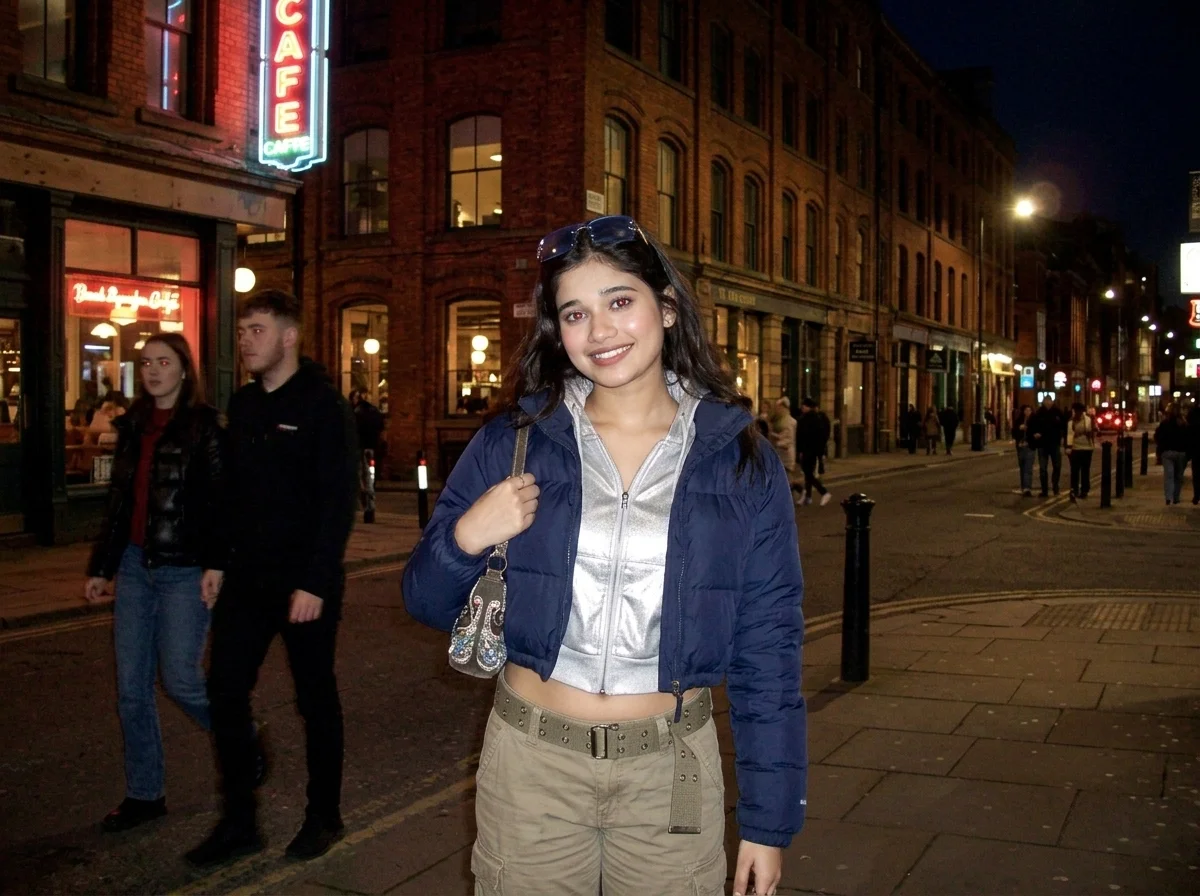 You in Y2K Manchester AI photo prompt preview
