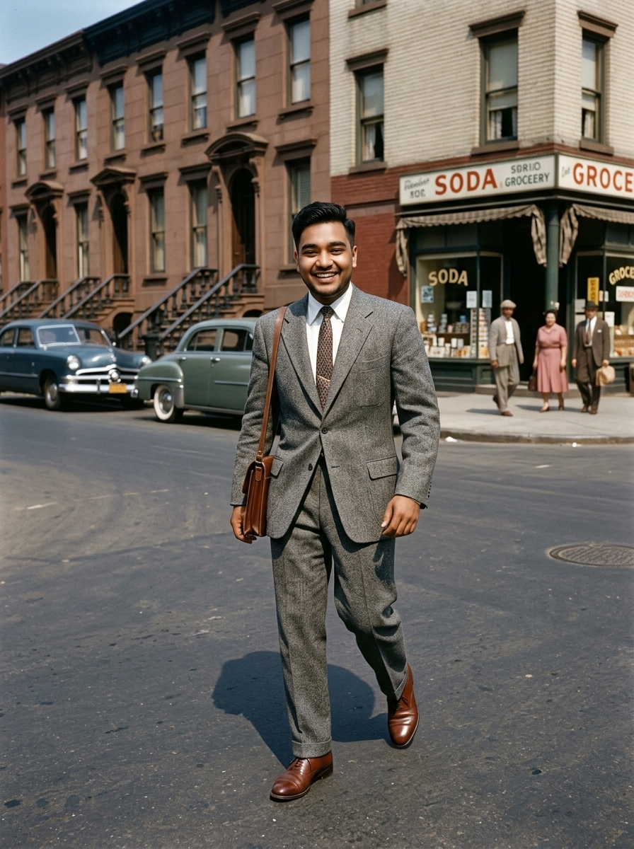 You in 1950s Brooklyn, New York AI photo prompt preview
