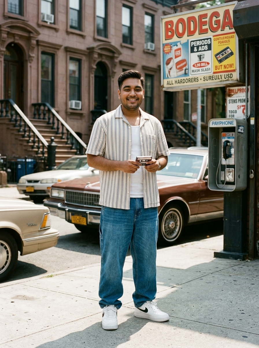 You in 1990s Brooklyn, New York AI photo prompt preview